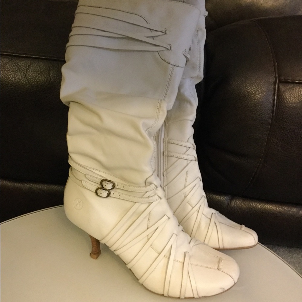 Beautiful white boots